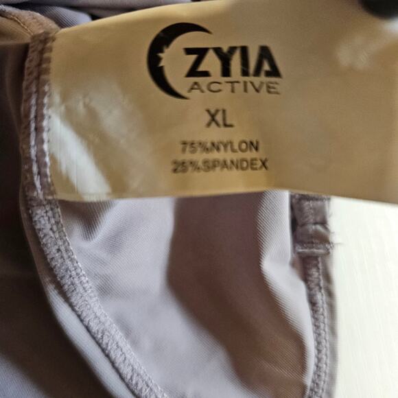 Zyia Active Mid Gray Sleeveless Tank Top Activewear Women's Size XL 3437 - Picture 5 of 8
